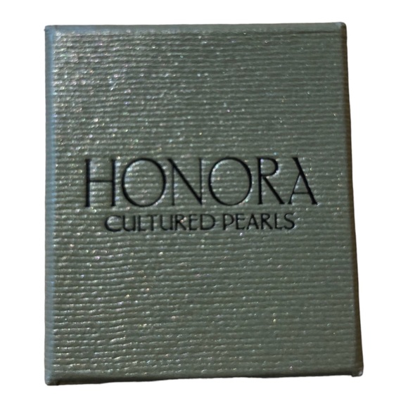 Honora Golden Cultured Pearl Sterling Silver Stud Earrings - Picture 5 of 5